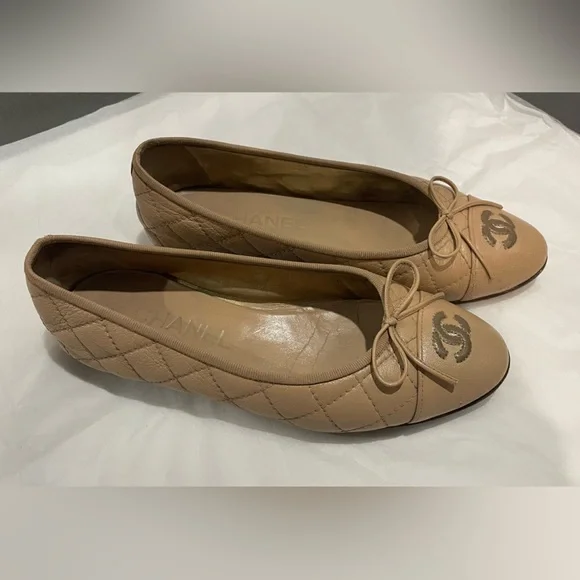 CHANEL Shoes Authentic Size 36 Chanel Cambon Quilted Leather